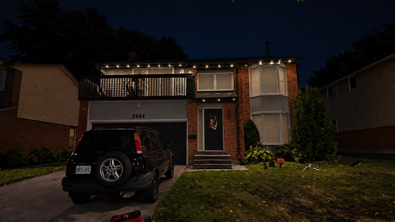 Driveway Night Shot