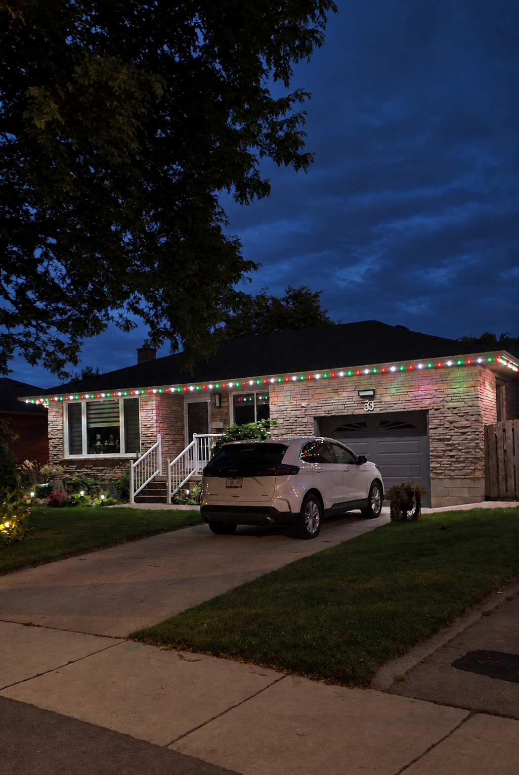 Holiday Lights — Dusk